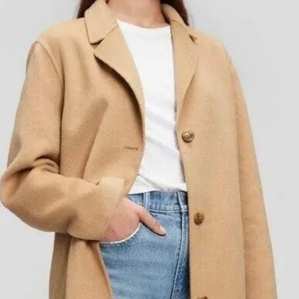 Gap Wool Blend Camel Coat